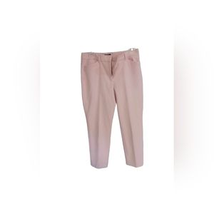 THE SLIM ANKLE PINK STRETCH PANTS